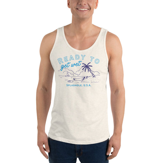 Splashole Get Wet Men's Tank